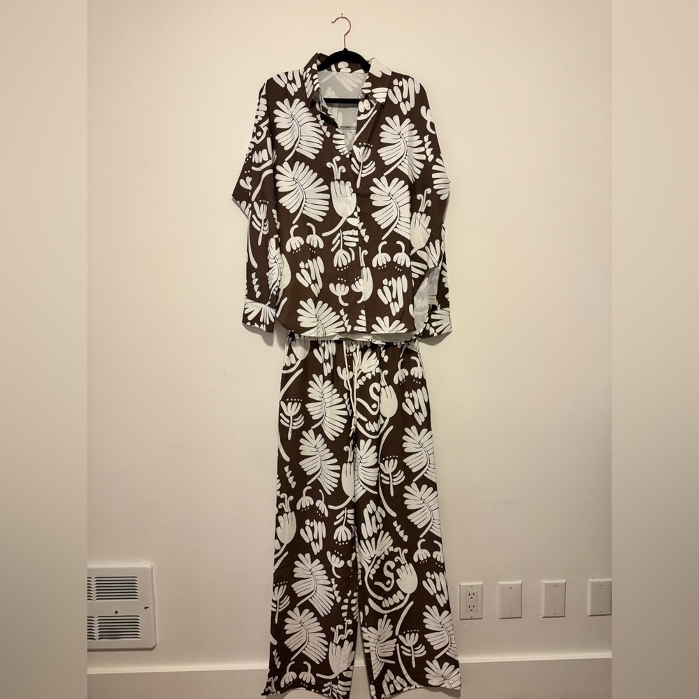 Commense 3 piece Brown print set L - Picture 1 of 10